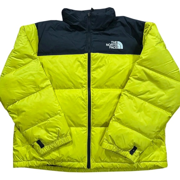 The North Face '96 Retro Yellow Nuptse Jacket (Size XL) NWT - Picture 1 of 3